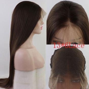 Perruque Femme Brun Foncé 13*6 Sans Colle