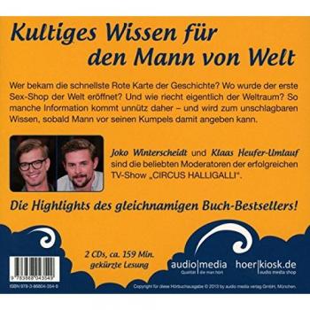 Alles, was ein Mann im Kopf haben muss: Unnützes Wissen für alle Lebenslagen