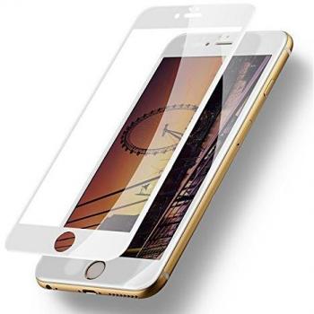 Lamingo 9H 0.2 mm 3D Tempered Screen Shield – SoftEdge White for iPhone 7/6