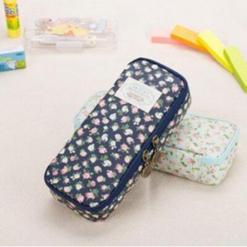 Vintage Flower Pencil Case