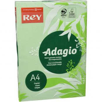 Carta Rey Adagio A4 160 g/m² verde risma da 250 fogli ADAGI160X456
