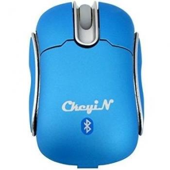 Raton Mini Ckeyin Óptico Azul con Conexión Bluetooth