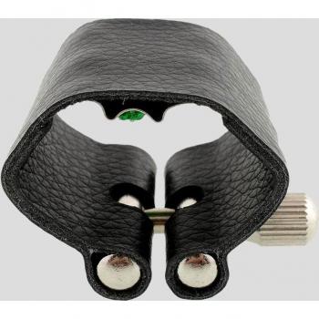 Embouchure de ligature noire pour saxophone alto et ténor avec engraisseur