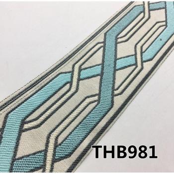 Cinta Jacquard para Cortinas y Accesorios de Ropa, 25 Yardas, 9cm