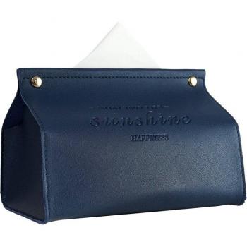 Cute Nordic Living Room Tissue Case – PU Leather, Luxury Design