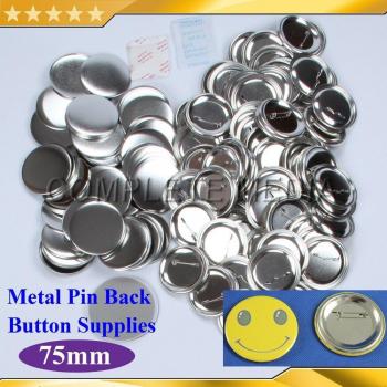 3 Zoll (75mm) Metall-Pin Rückseite, 100er Pack für Abzeichen