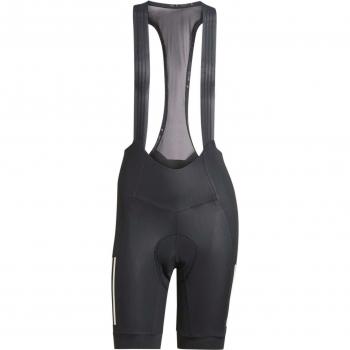 Adidas Essentials Women's Black 3‑Stripe Bib Shorts – Size M
