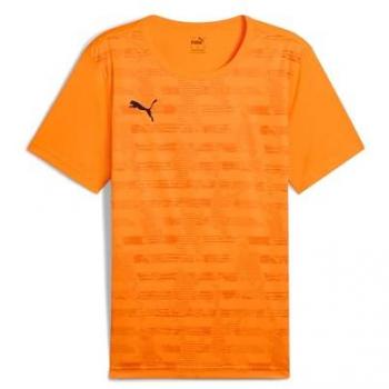 Puma Uomo Camicia a Manica Corto Arancione L