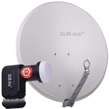 DUR-line 2 Teilnehmer Alu-Satelliten-Komplettanlage