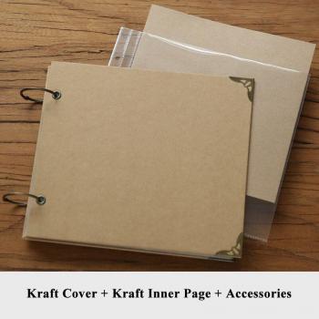 10-Inch Baby Photo Album with Cardboard Cover