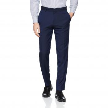 S.Oliver BLACK LABEL Herren Anzughose, Stretch, Blau, 44