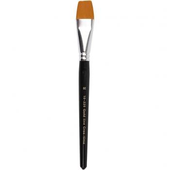 Gold Line Flat Brush Set, Size 20, 6 Count