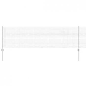Welded Silver Wire Fence 44 Posts, 100m Length (Steel)