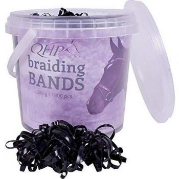 QHP 200g Black Wide Horse Braiding Rubber