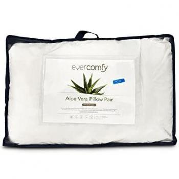 EverComfy Aloe Vera Pair of Polyester Cushions