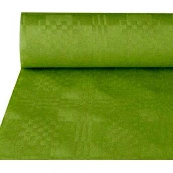 Nappe jetable damassée 1,0 m x 50 m vert pastel