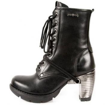 Bottes Ankle New Rock M-Tr001-S1 Femme Noir