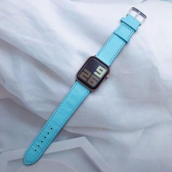 Large iWatch Leather Loop Band 42MM 38MM 40MM 44MM Series 1 2 3 4 5
