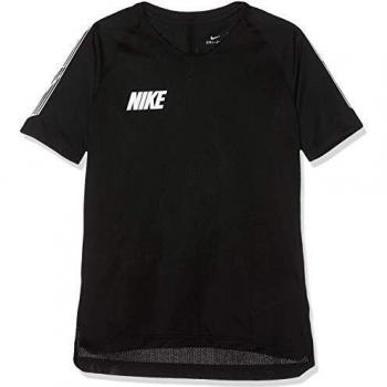 Nike Jungen B NK BRT SQD TOP SS 19 T-Shirt, Schwarz