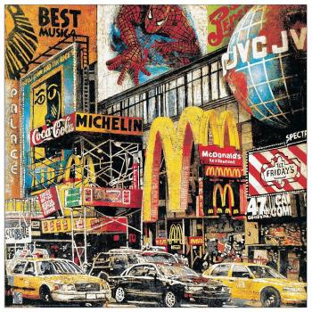 Holzpaneel Best Musica ARIETTI 70 × 70 cm