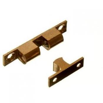 Ball Catch Latch Brass 50mm Adjustable Double Spring