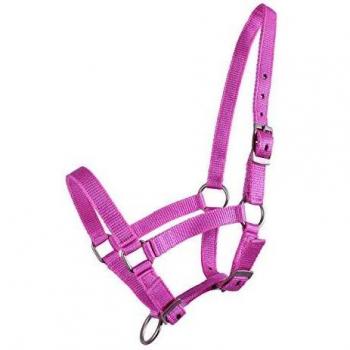 Adjustable Strong Nylon Foal Halter (Pony Foal, Pink)