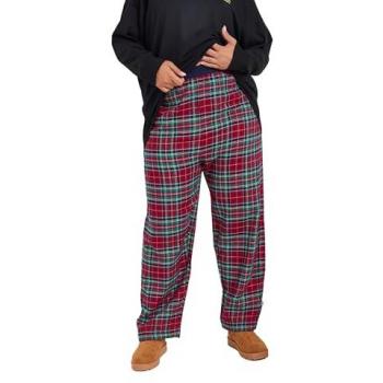 Pyjama à Motifs Carreaux Yours Curve