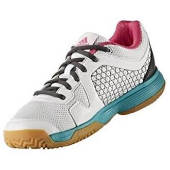 Adidas Unisex Babies’ Counterblast 3 K Handball Shoes, White / Green / Grey