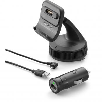 TomTom Sat Nav Windscreen Mount Click-and-Drive with Car Charger & USB Cable NEW
