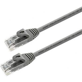 Aisens 500 MHz Cat6a 10 m RJ45 Ethernet Cable, Gray, AWG24