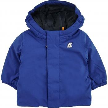 K-Way giubbino neonato Jack Ripstop blu in nylon