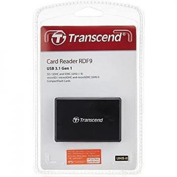 TS-RDF9K2 Lecteur Multicartes Transcend USB 3.1 Gen 1 Noir