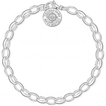 Pulsera de Charm Thomas Sabo en Plata con Diamantes