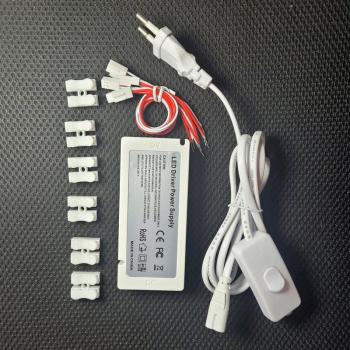 12V Power Supply Adapter with 6 Outputs, 1500mA, 18W for Train Sets