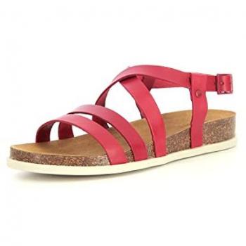 Sandalias Kickers Modelo 931650 50 Mujer Rojo