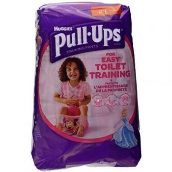 HUGGIES PULL UPS RAGAZZA 16-23 KG 12P