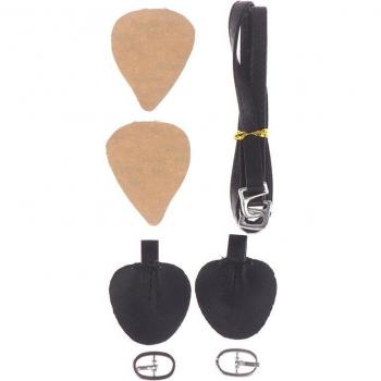 Bundle de ceintures de chaussure en cuir lisse