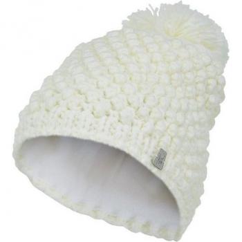 Spyder Skimütze Bommel‑Design, weiß