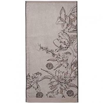 ESSENZA Malou Serviette Jacquard en éponge de Coton Bio (GOTS) Violet Intense 70 x 140 cm