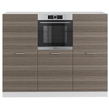 Küchenblock R-Line, Edelgrau/Weiß, 180 cm ohne Arbeitsplatte Vicco