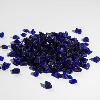 Blue Tempered Lava Rocks for Gas Fire Pits