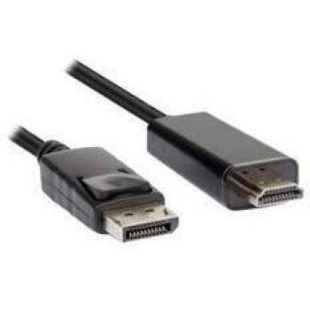Adaptateur DisplayPort‑HDMI 1,8 m – Noir (Standard)