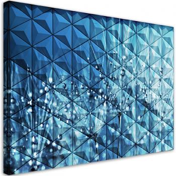 Design in tessuto Papadie gocce di rossetto 60x40 blu