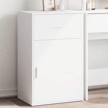 Engineered Wood Storage Cabinet White 56.5x39x90 cm vidaXL