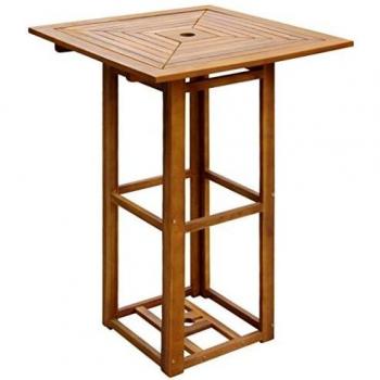 Table de bar d'extérieur en bois d'acacia vidaXL
