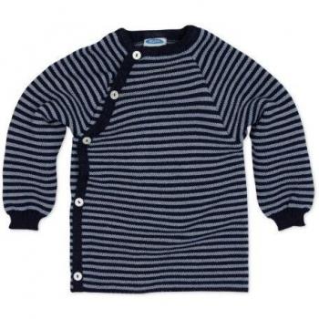 Reiff Bio-Merino Ringel-Schlüttli marine/hellblau, Größe: 74/80
