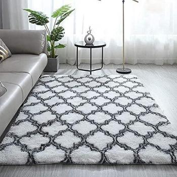 Calore White Anti Slip Area Rug