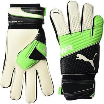 EvoPower Grip 2.3 RC PUMA Torhandschuhe – Grün-Gecko, Schwarz/Weiß, 8 Schnürung