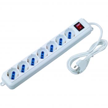 Multipresa 7 posti italiana bipasso / schuko