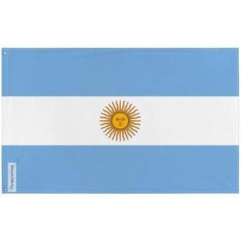 Argentinian Flag – 60×90 cm, Dual-sided, Polyester, Iron Eyelets